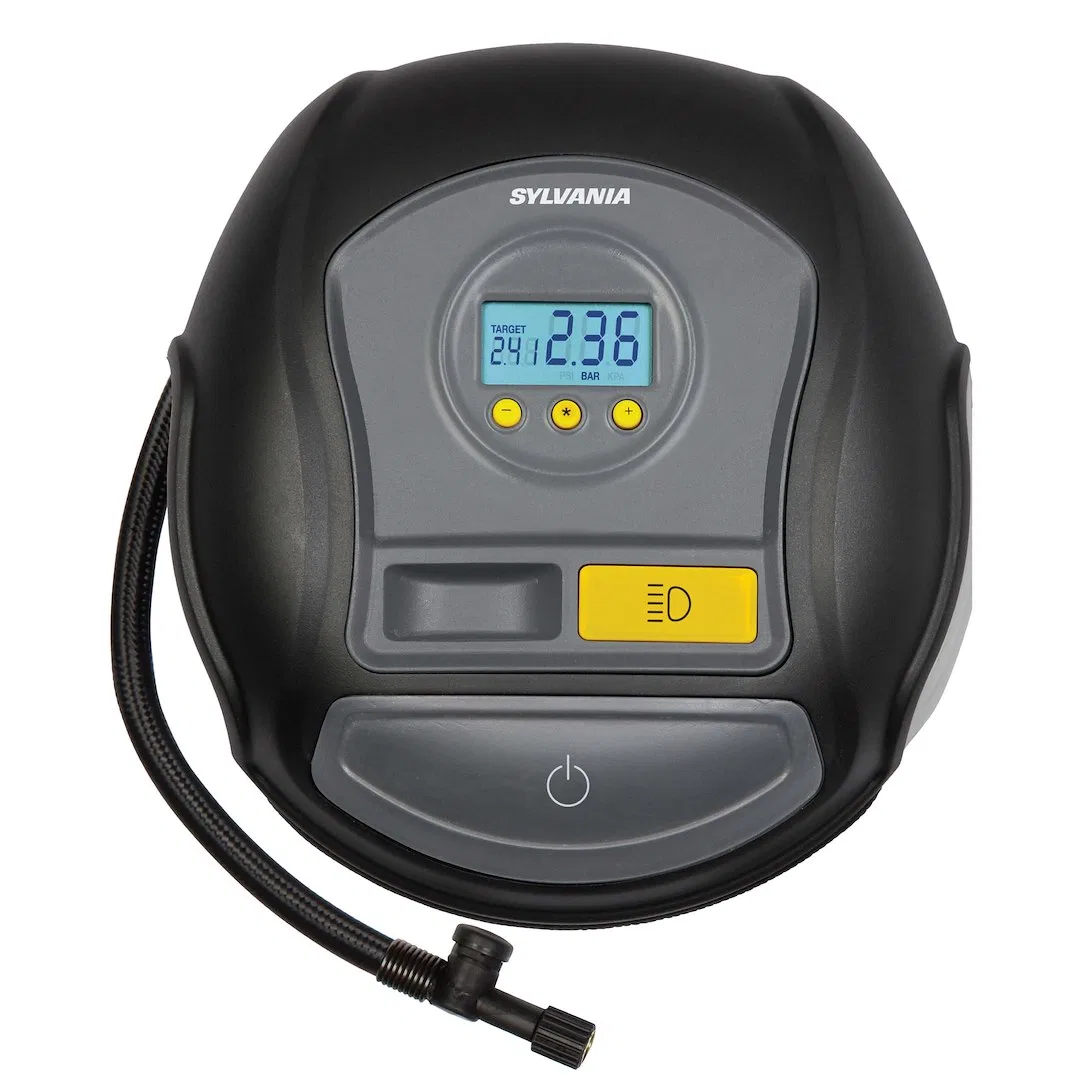 RTC600.BX – SYLVANIA Tire Inflation Pump, Portable Hand Pump 12.9 Foot Mobile Inflation Range Digital Gauge Display 2...